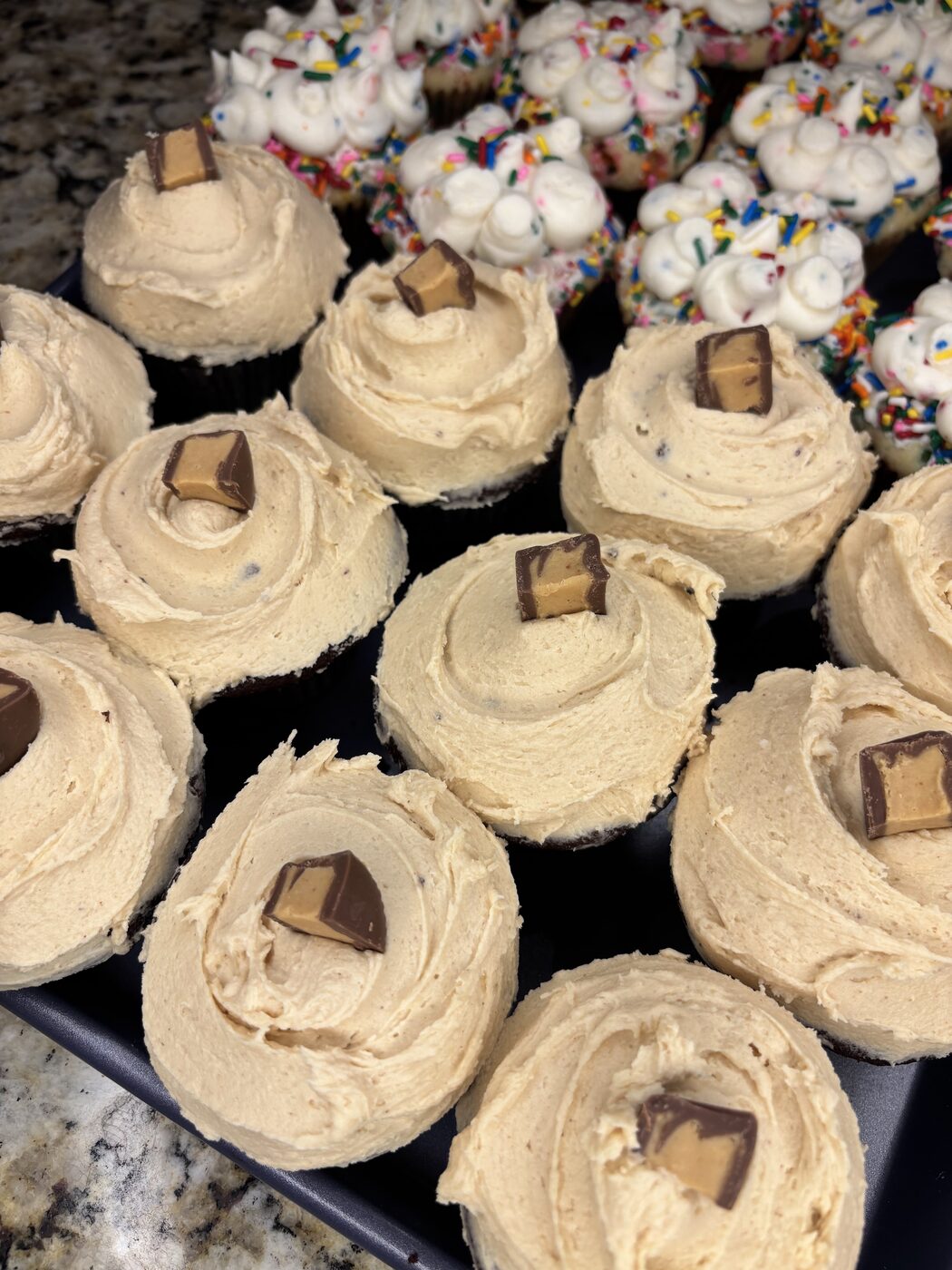 Peanut butter cupcakes